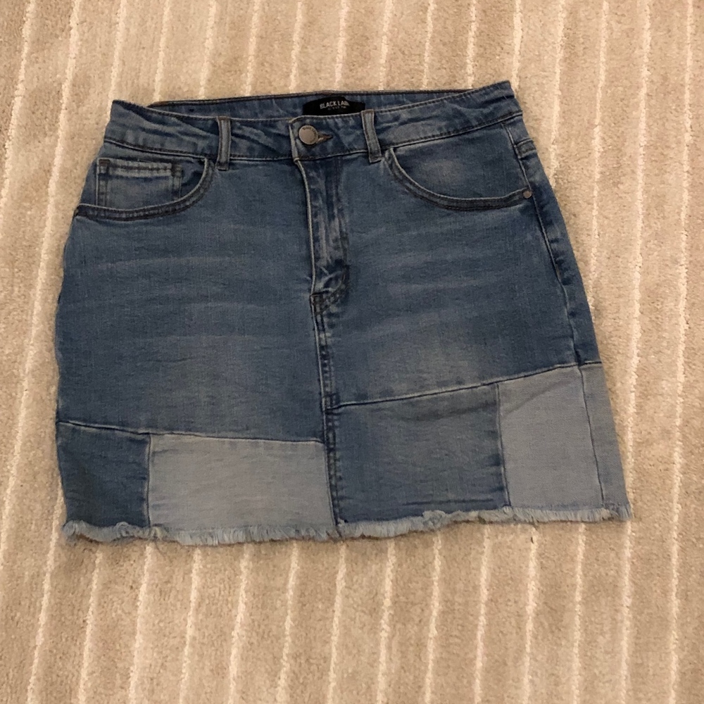 Black Label by C'est Toi denim skirt, size M